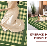 Cozy Earthy Toned Shaggy Design(Green)