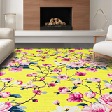 Delightful Round Botanical Art(Yellow)