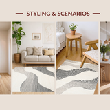 Artistic Grey and Beige Fusion(Beige)