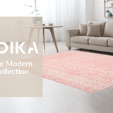 Ultra Soft Area Rug, Non Slip, Stain Resistant, Washable Area Rugs for Living Room, Bedroom, Pretty Pink Bow Area Rug(Pink)