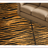 Ultra Soft Area Rug, Non Slip, Stain Resistant, Washable Area Rugs for Living Room, Bedroom, Luxe Rustic Faux Fur Elegance(Brown)