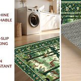 Chic Earthy Toned Print(Green)