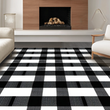 Elegant Black and White Checkerboard(Black)