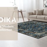 Chic Geometric Medallion Aesthetic(Blue)