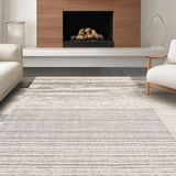 Ultra Soft Area Rug, Non Slip, Stain Resistant, Washable Area Rugs for Living Room, Bedroom, Striking Geometric Earth Tones(Gray)