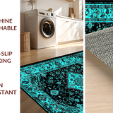 Sophisticated Black Teal Harmony(Black)