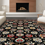 Rustic Distressed Geometric Design(Black)