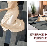 Ultra Soft Area Rug, Non Slip, Stain Resistant, Washable Area Rugs for Living Room, Bedroom, Trendy Modernist Trellis Visual(Gray)
