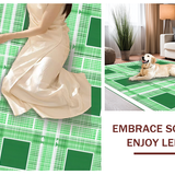 Timeless White and Sage Lattice Style(Green)