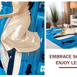 Cozy Underwater Alphabetic Illustration(Blue)