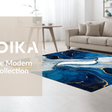 Refined Minimalist Marble Effect(Blue)