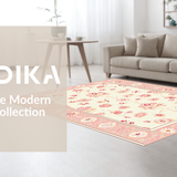 Vibrant Tropical Botanical Print(Beige)