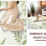 Elegant Earth Tones Leaf Design(Beige)