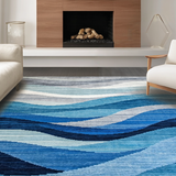 Contemporary Blue Toned Abstract(Blue)