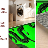 Artistic Emerald and Black Contrast(Green)