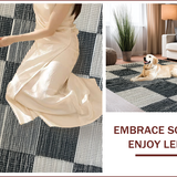 Bold Contrast Geometric Motif(Black)