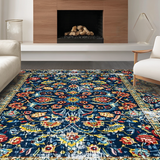 Chic Colorful Paisley Motif(Blue)