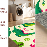 Fun Brightly Colored T Rex Imagery(Beige)