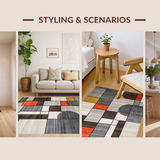 Chic Earthy Geometric Fusion(Gray)