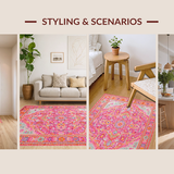 Whimsical Vintage Tiled(Pink)