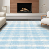 Ultra Soft Area Rug, Non Slip, Stain Resistant, Washable Area Rugs for Living Room, Bedroom, Elegant Bow Knot Coquette Rug Whimsical Bathroom Decor Preppy Soft Carpet(Blue)