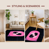 Chic Modern Round Illusion(Pink)