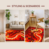 Intense Colorful Fantasy Artwork(Red)