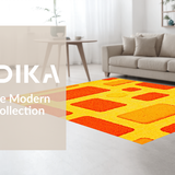 Ultra Soft Area Rug, Non Slip, Stain Resistant, Washable Area Rugs for Living Room, Bedroom, Unique Child-Friendly Decorative Element(Yellow)