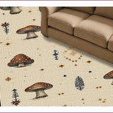 Ultra Soft Area Rug, Non Slip, Stain Resistant, Washable Area Rugs for Living Room, Bedroom, witchy boho vintage(Beige)