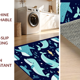 Delightful Oceanic Alphabetic Composition(Blue)