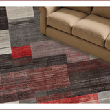 Ultra Soft Area Rug, Non Slip, Stain Resistant, Washable Area Rugs for Living Room, Bedroom, Abstract Autumn Contemporary(Brown)