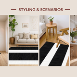 Charming Vintage Stripe Arrangement(Black)