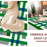 Trendy Minimalist Green Checker Theme(Green)