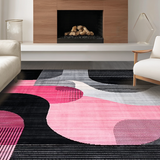 Chic Modern Geometric Wave Design(Black)