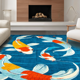 Cheerful Fishy Fantasy Artwork(Blue)