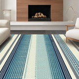 Sophisticated High Contrast Stripe Design(Beige)