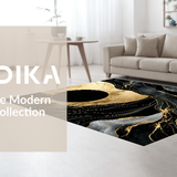 Striking Modernist Gold Highlights(Black)