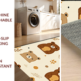 Delicate Pastel Bear Illustration(Beige)