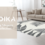 Ultra Soft Area Rug, Non Slip, Stain Resistant, Washable Area Rugs for Living Room, Bedroom, Rustic Grey and White Patterns(Gray)