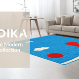 Lively Cartoonish Patterned Style(Blue)