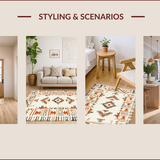 Tribal Earthy Print Aesthetic(Beige)