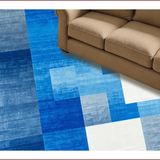 Ultra Soft Area Rug, Non Slip, Stain Resistant, Washable Area Rugs for Living Room, Bedroom, Contemporary High Traffic Dining Area Non-Shedding Carpet(Gray)