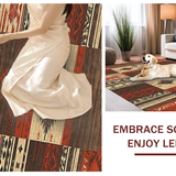 Eclectic Multi tone Abstract Artwork(Red)