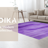 Ultra Soft Area Rug, Non Slip, Stain Resistant, Washable Area Rugs for Living Room, Bedroom, Vibrant Purple Ombre Design(Purple)