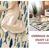 Rustic Earthy Fish Imagery(Beige)