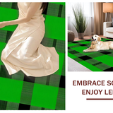 Stylish Green Buffalo Check Style(Green)