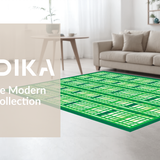 Lively Geometric Green Tiled Artistry(Green)