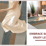 Ultra Soft Area Rug, Non Slip, Stain Resistant, Washable Area Rugs for Living Room, Bedroom, Foldable Machine Washable Kids Playroom Carpet(Gray)