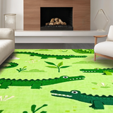 Lively Child Friendly Plush Decor(Green)