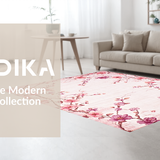 Ultra Soft Area Rug, Non Slip, Stain Resistant, Washable Area Rugs for Living Room, Bedroom, Elegant Fluffy Pink Playful Vibe(Pink)